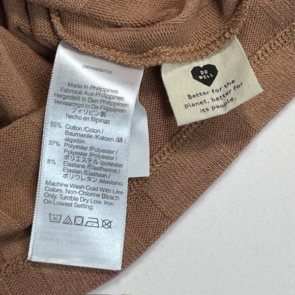 Madewell Ribbed Sweater-Knit Cardigan Lightweight Button Up Brown X-Small - Picture 7 of 8